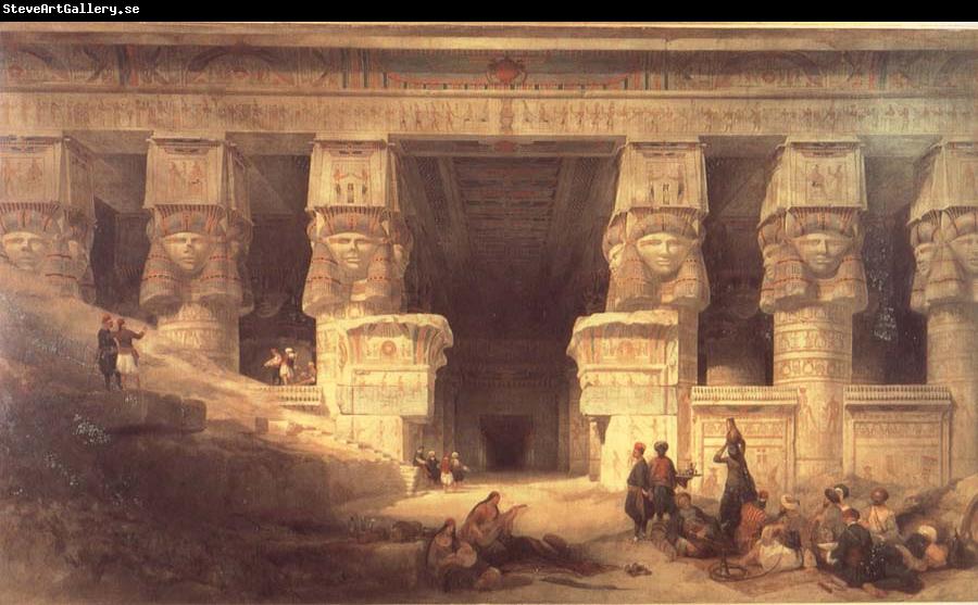 David Roberts The Temple at Dendera